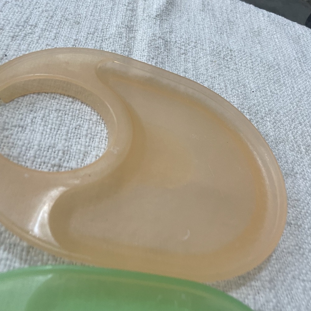 Tupperware Impressions Set of‎ 4 Cup Holder Snackatizer Tray Snack Plates Gift - Picture 4 of 7